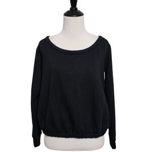 Chaser Black Women's Long Sleeve Top Size Small